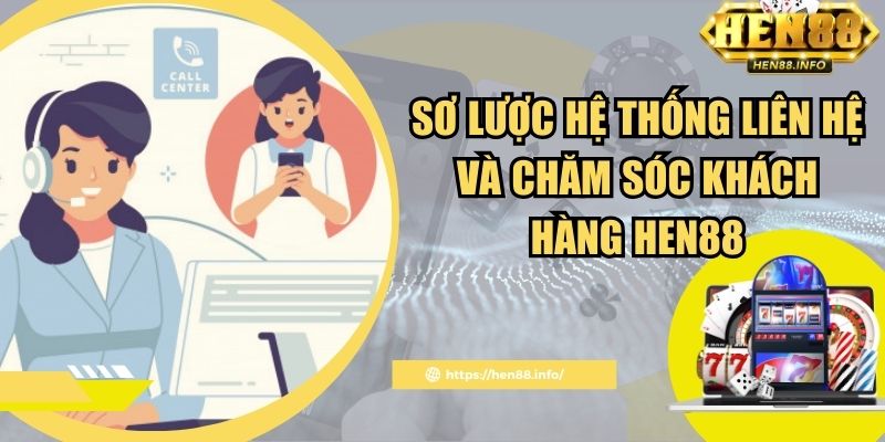 Sơ lược hệ thống liên hệ và chăm sóc khách hàng Hen88