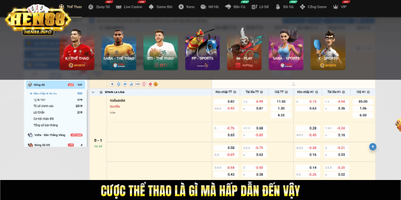 cược thể thao là gì